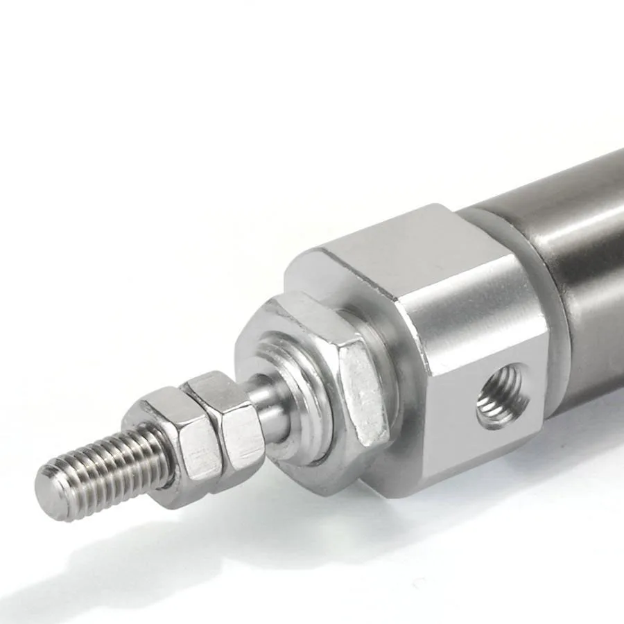 Pneumatic Small Pen-Shaped Stainless Steel Mini Pneumatic Cylinder PB Series Piston Cylinder