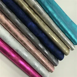 2021 Rose gold metallic faux leather rolls for crafts