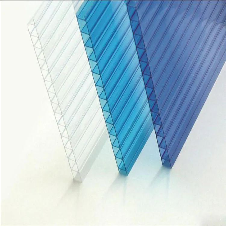 polycarbonate PC hollow multilayer sheet 10mm multiwall polycarbonate sheet for garden green house
