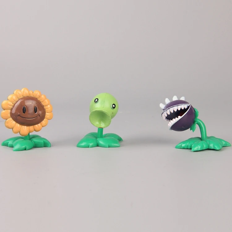 Plants vs. Zombies Action Figure 9pcs/set zombies Figurine doll PVZ anime figure pvc toy for gift