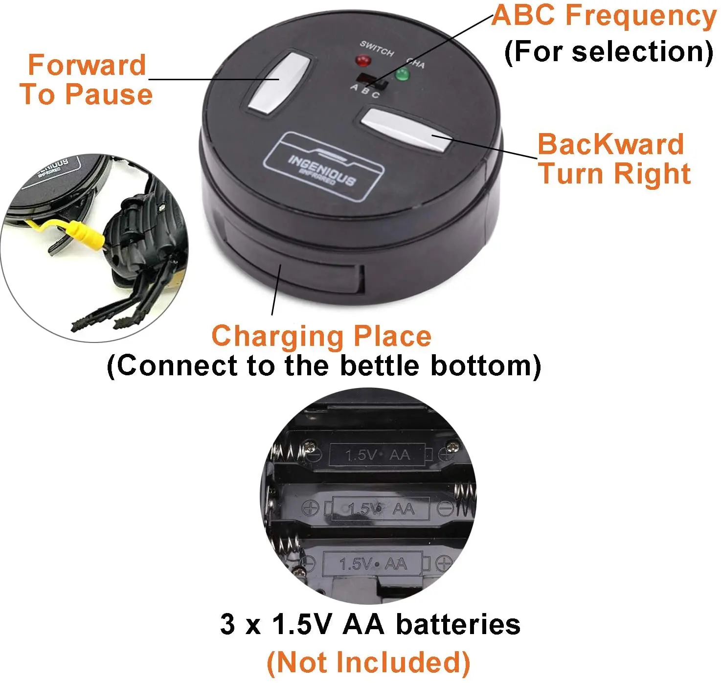 Scorpion RC Infrared Animals Scorpion Model Remote Control Simulation Curved Insects Toys  Novelty Electric Reptiles