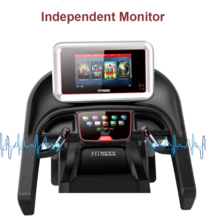 Foldable Multi functional running gym electronic life fitness Walking Electric Motorized Treadmill