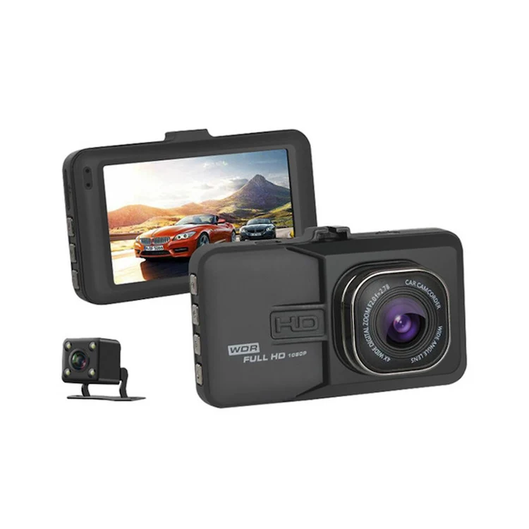  Видеорегистратор T636 с двойной камерой 3 0 Дюймовый TFT-экран HD 1080P Автомобильный видеорегистратор ночным