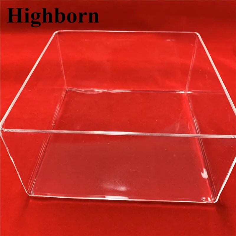 Большой размер custom квадратный кварц petri блюдо