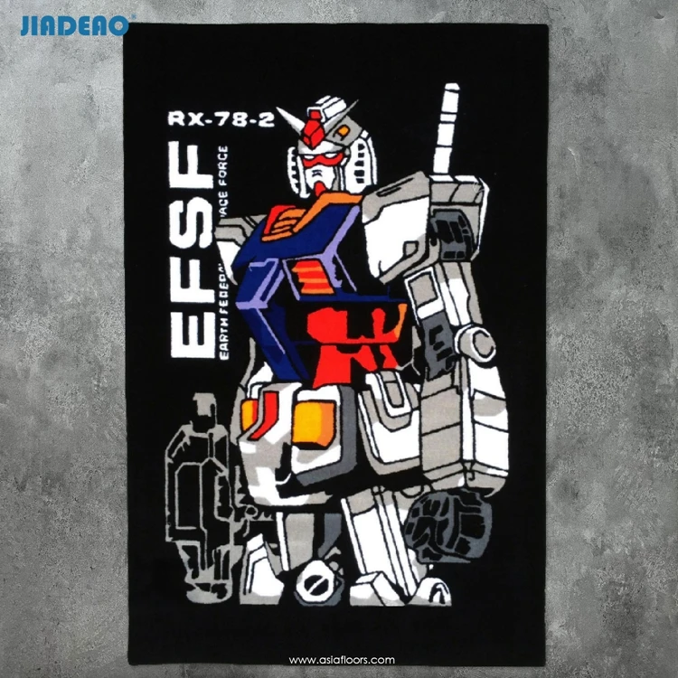 Hot Selling Anime Characters Design Transformers Carpet Custom Door Mats Carpets Die Cut Mat Made In China