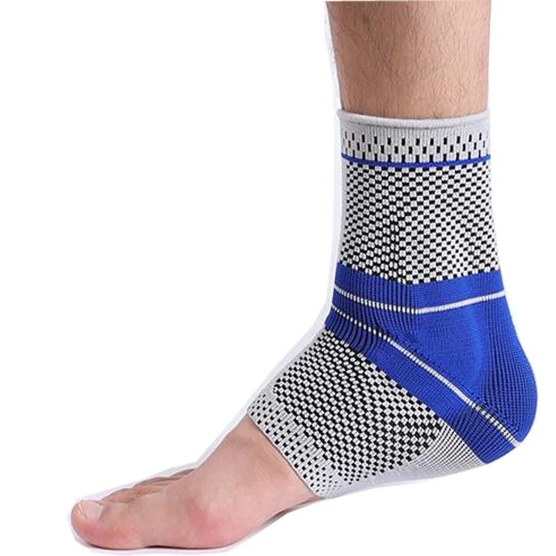 Upgraded 3d Elastic Silicone Gel Sports Ankle Compression Support Sleeve Ankle Brace For Joint Pain,Sprain,Plantar Fasciitis