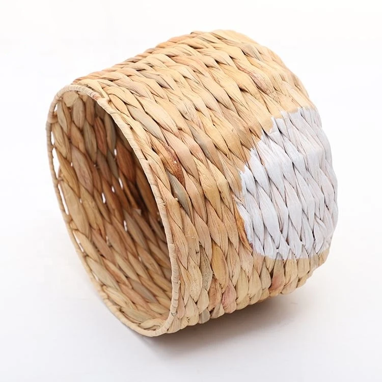 New Best Selling Water Hyacinth Woven Basket Buying In Large Quantity Home Storage & Organization Laundry Baskets Storage Contai
