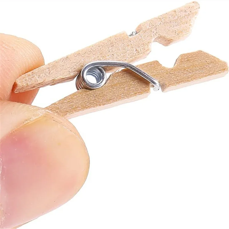 Mini Wooden Craft Clothespins