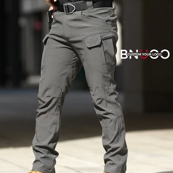 High Quality Hot Sale New Fashionable and Comfortable Multi Pocket Elasticity Cargo Sweatpants for Men in Bulk