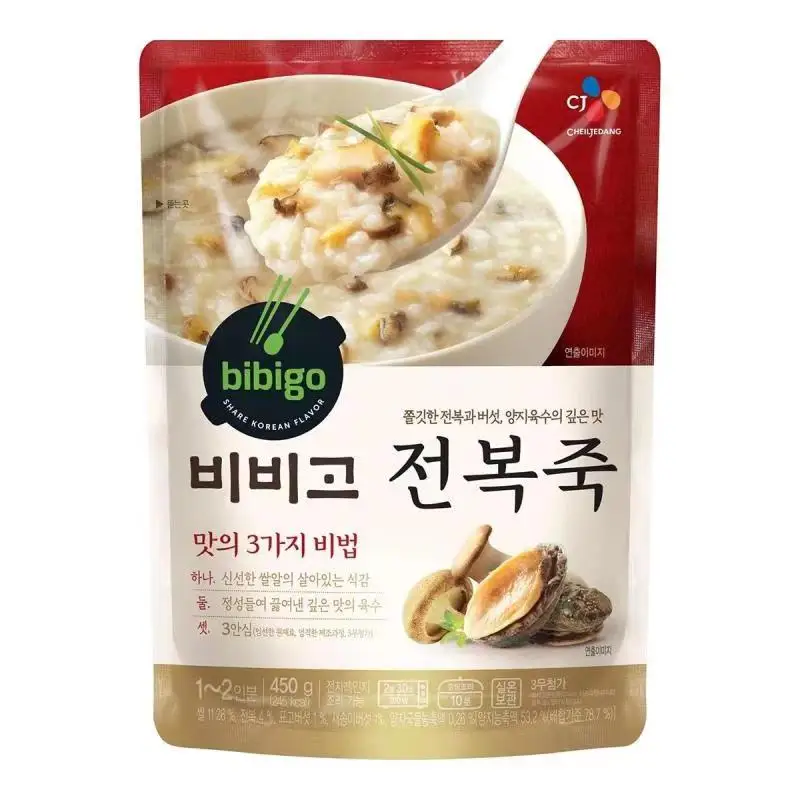 
Hot Selling Healthy Abalone Mushroom Instant Porridge In Korean 