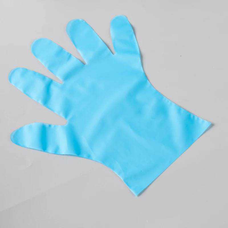 polyester pe plastic glove hdpe kitchen disposable gloves