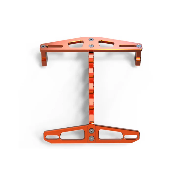 Motorcycle License Number Plate Holder Frame with LED Light CNC Aluminum Adjustable Moto Accessories Turn Signal Light Bracket