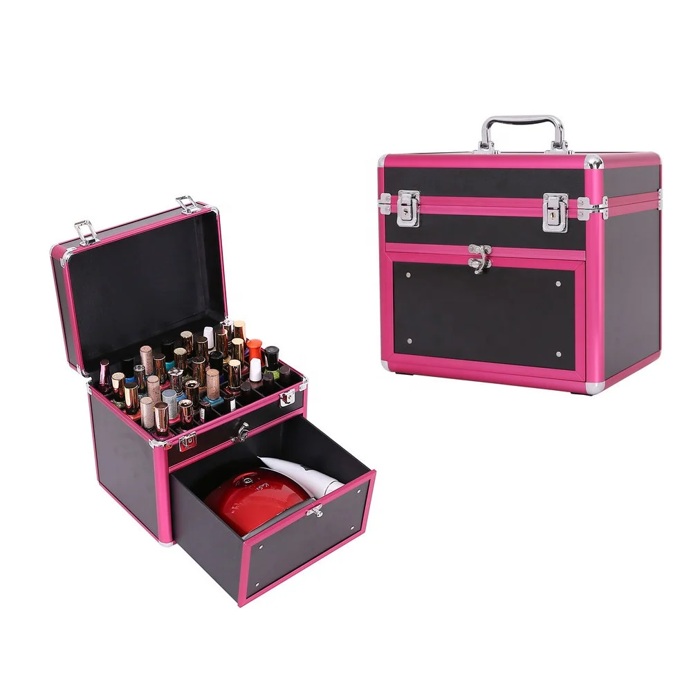 Ready stock new arrival aluminum makeup organizer drawer cosmetic organizer Manufacturer Winxtan Foshan,Guangdong,China Supplier