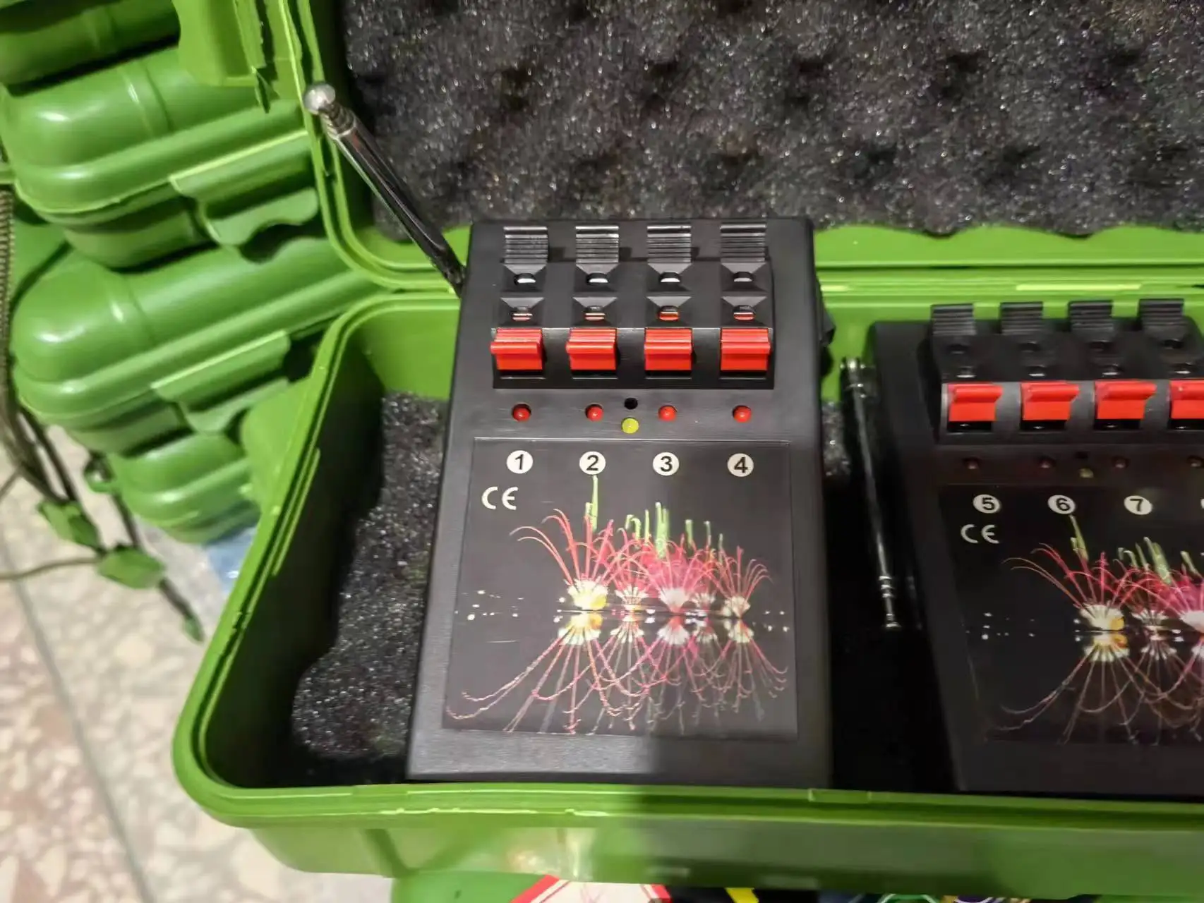 wireless remote control cold flame fireworks firing system firing device for Christmas fireworks show