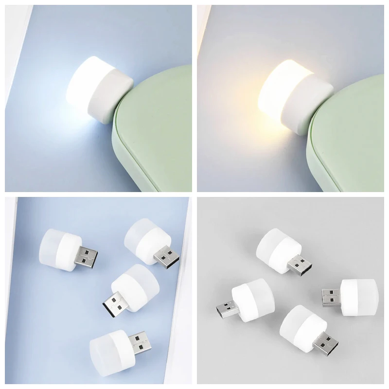Compact Nightlight Cheap Energy-Saving Bulb Saves Power 1W Custom Logo Small Mini USB Night Light Portable USB LED Lamp