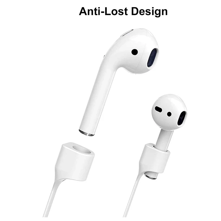 Anti lost silicone neck string rope Magnet earphone accessories Protective holder for airpods magnetic