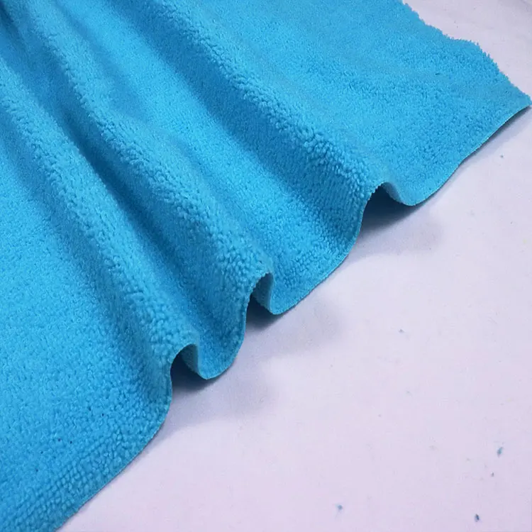 Warp Knitting Microfiber Towel For Mop Stripe Mop Dyed Plain Fabric Roll