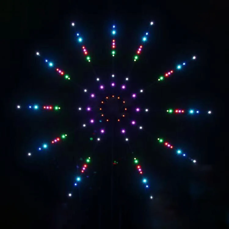 Created custom DIY fireworks DC5V USB White PCB 30 leds rgb pixel led strip kit