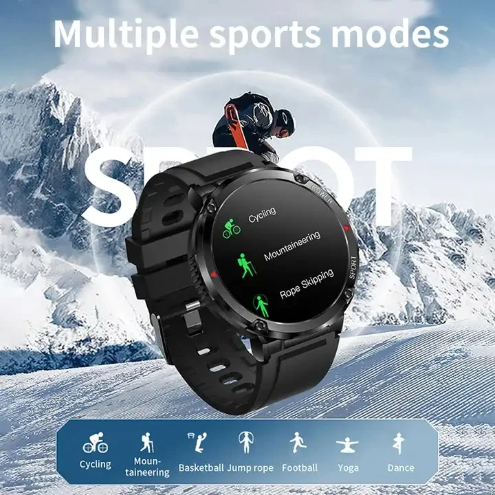 2023 New LIGE Smart Watch 1.6 Inch Full Touch Sport Bracelet Smartwatch Men Bluetooth Call Smart Clock Smartwatch Android / IOS
