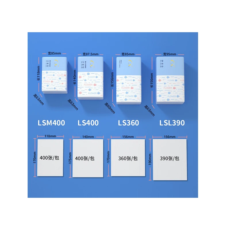 Tissue Facial Thick Disposable Printed Wood Pulp 2ply 3ply Soft Pack Facial Tissue Paper