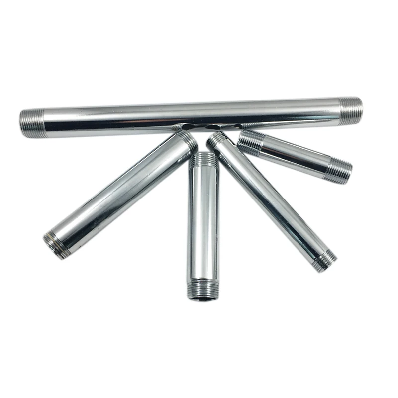 1 inch steel pipe nipple sandblasted carbon steel 1/2 inch X 10CM pipe nipples SCH40 welded pipe nipple