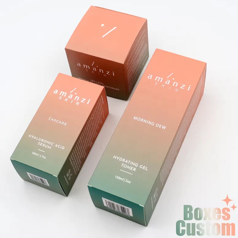 Customize Design Logo Perfume Card Paper Box Luxury Empty Glass Perfume Bottle Small Box Packaging