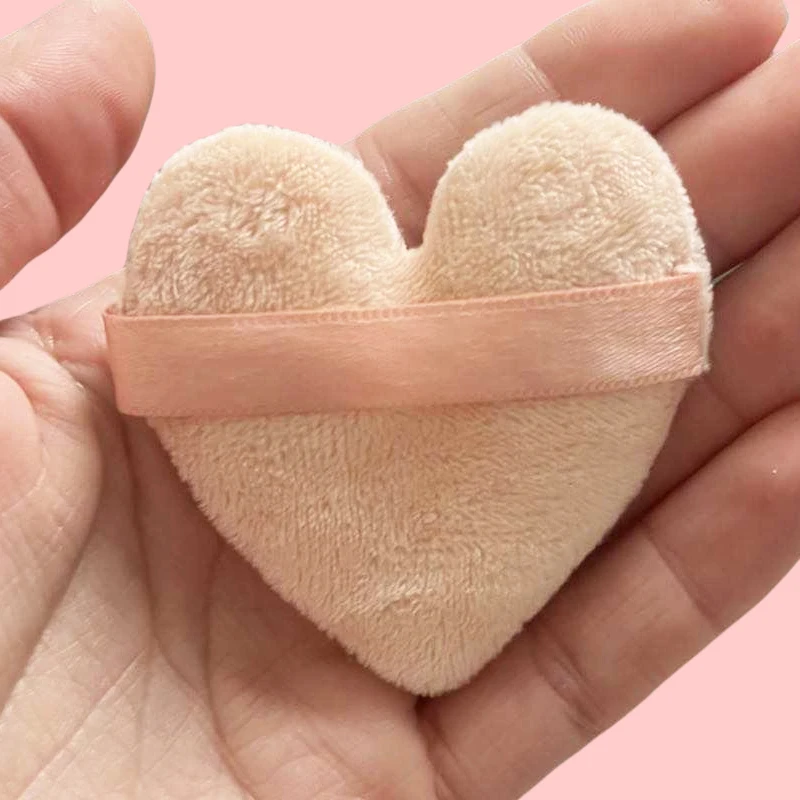 makeups set powder puff accessories new products chinese online markets heart cosmetic puffs