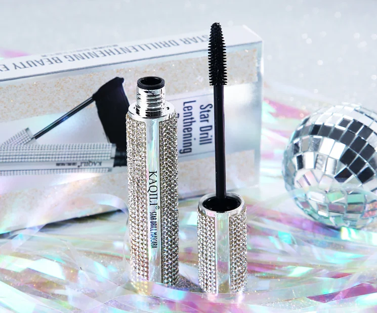 Starry gem tube  long lasting mascara quick dry curling  eyelash cream  make up waterproof  mascara