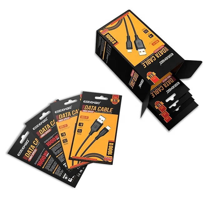 Eseekgo оптовая продажа USB кабель с нейлоновой оплеткой высокоскоростной кабель с разъемом типа C USB кабель для зарядного устройства 3.1A линии передачи данных Быстрый зарядный кабель для передачи данных для iPhone Samsung