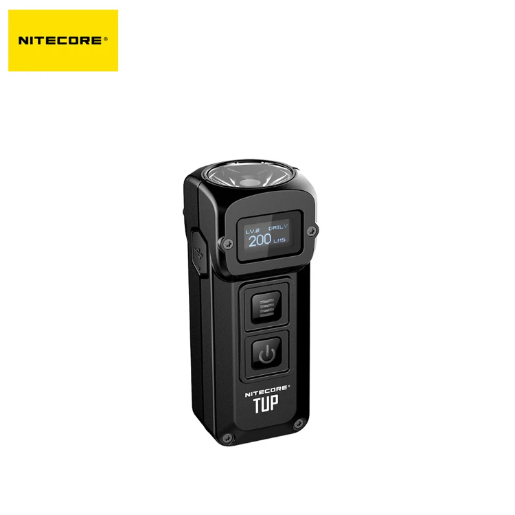 NITECORE TUP брелок фонарик 1000 люмен революционный Интеллектуальный Micro USB Перезаряжаемый для использования на открытом воздухе кемпинг EDC