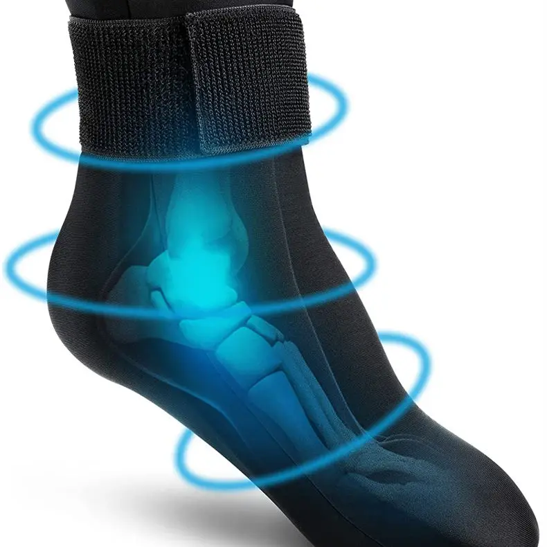 Wholesale Ankle Ice Wrap Cold Compression Therapy, Elastic Ice Compression Gel Ice Pack for Foot Ankle Injuries