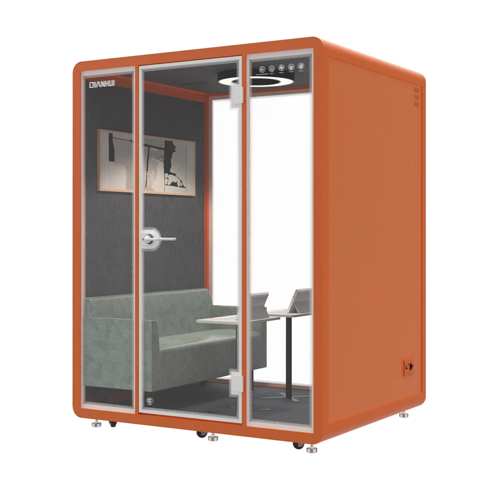 acoustic modern office working booth for meeting reception and group work soundproof office phone booth
