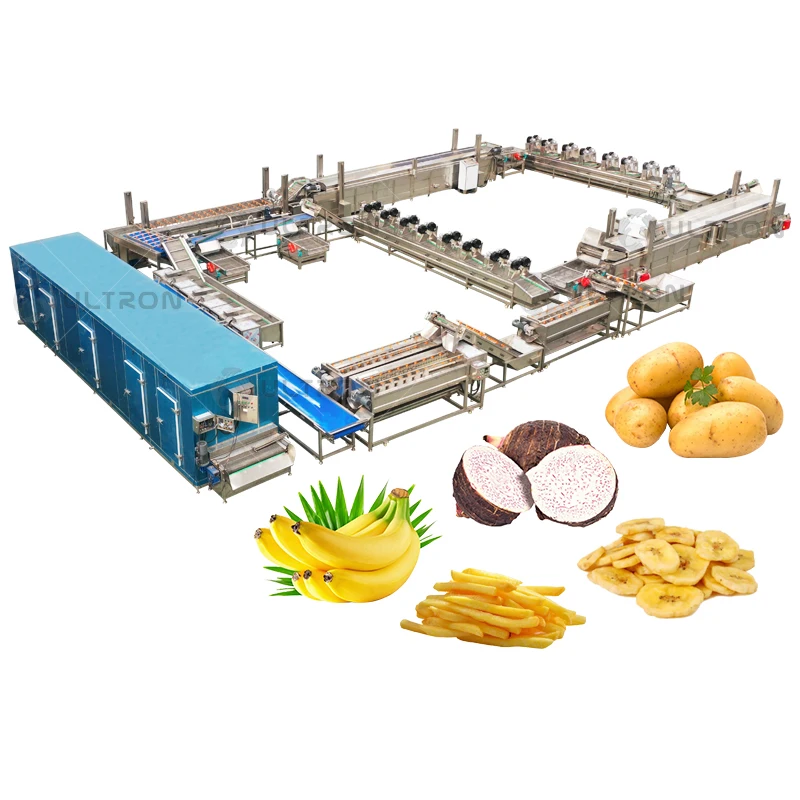 Fokison (Electronic Components) Frozen French Banana Chips Small Automatic Fries Line