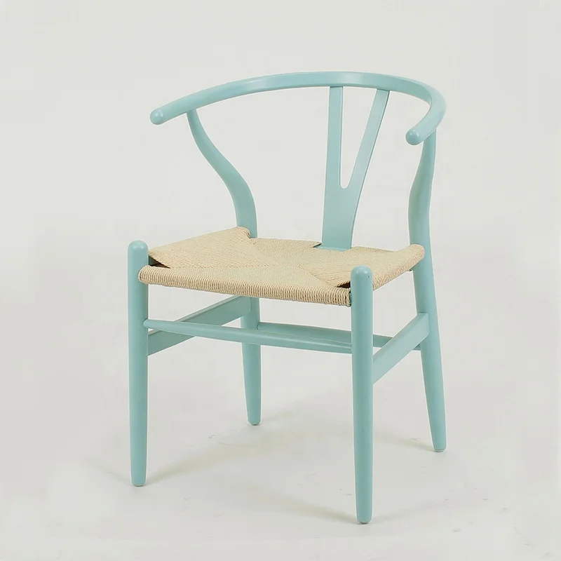 Professional factory wholesale furniture solid wood restaurant use Wishbone Y shape  dining Chairs CH-971