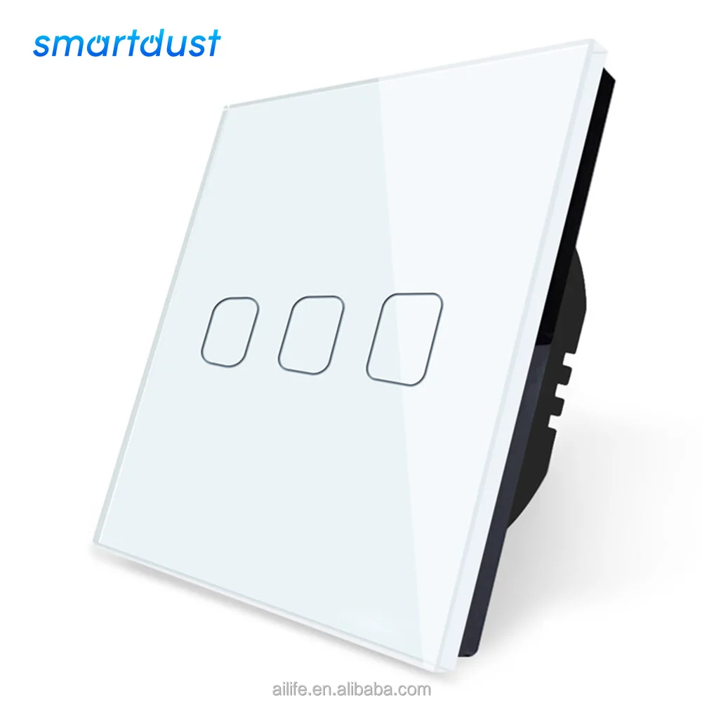 Умный настенный выключатель Smartdust ЕС сенсорный переключатель для домашней автоматизации Wi-Fi