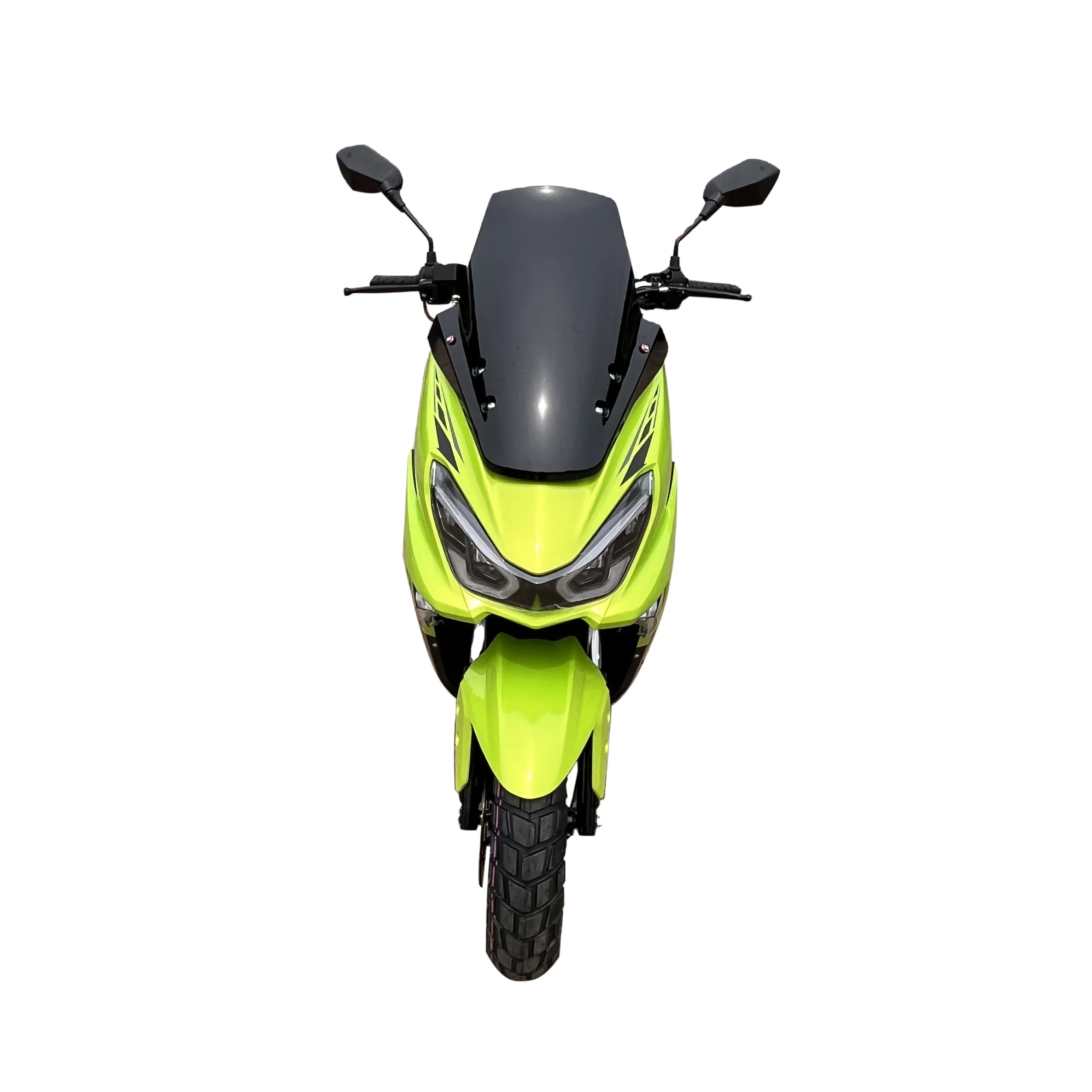 OTTC  Gas Scooter 50cc with  Windshield Rear Carrier and 150cc Air Cooled Engine Adult  Gasoline Motorcycles