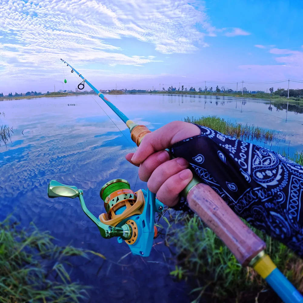 New MC 8kgs Ratio 5.2:1 Spinning Wheel 5+1BB 1000 2000 3000 Series Aluminum Alloy Body Raft Rotating Fishing Reel