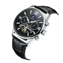 Wholesale Price sports Business Mens Luxury Automatic Skeleton Mechanical Watches Wristwatches
