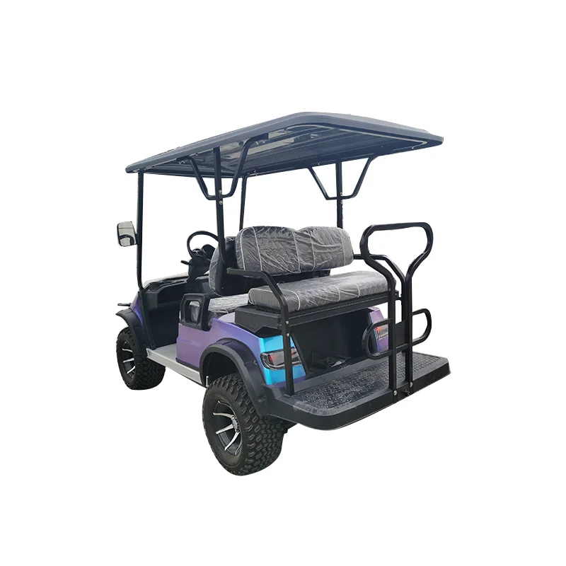 Golf pull cart golf carts electric lithium 4 seats electric ezgo with cargo box trunk golf cart lithium 72v