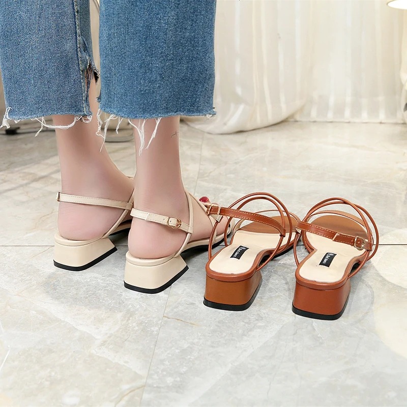 Женская обувь элегантная обувь на широком женские босоножки нет. A-68