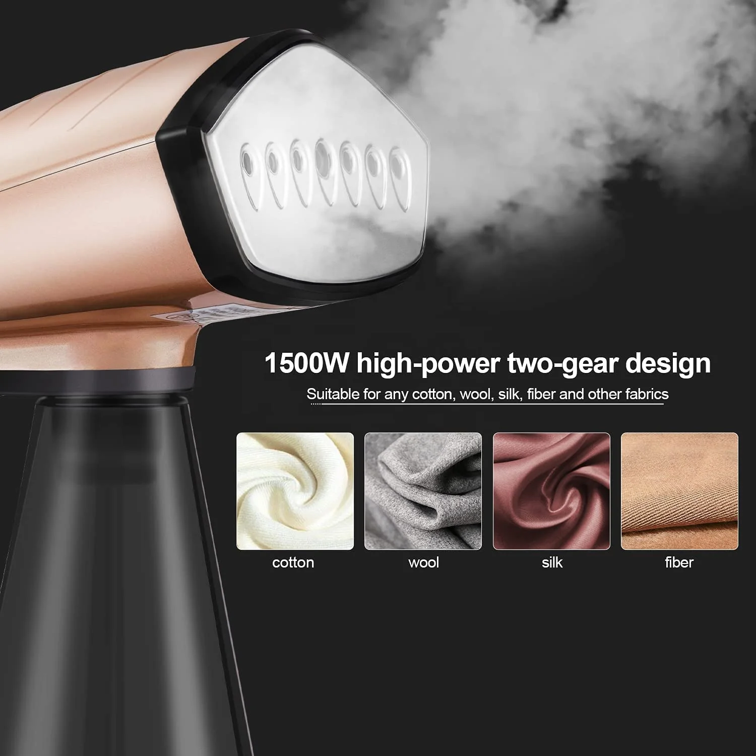 Wholesale Supplier Home 1500 Watt Handheld Steamer for Clothes Portable Travel and Home Use Steamer Foldable Fabric Garment