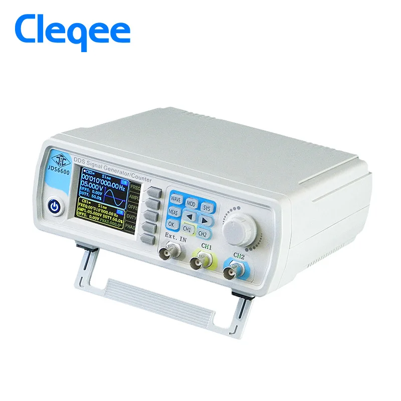 Высокая точность двухканальный произвольный сигнал Функция генератор сигналов частотомер 200MSa/s JDS6600-60MHz DDS генератор сигналов