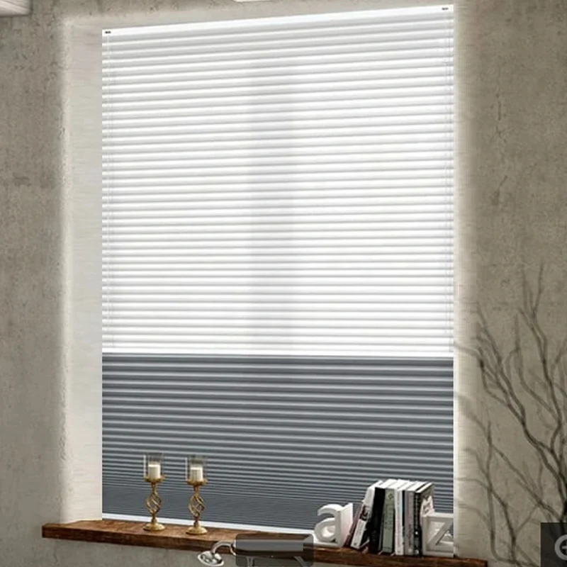 wholesale smart blind motorized honeycomb cellular shade blackout honeycomb shades day and night