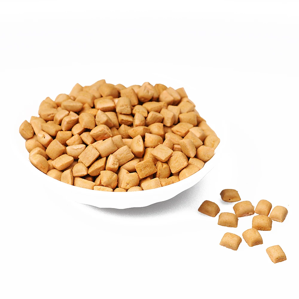 Pet treats cat dry food private label crunchy cat biscuits