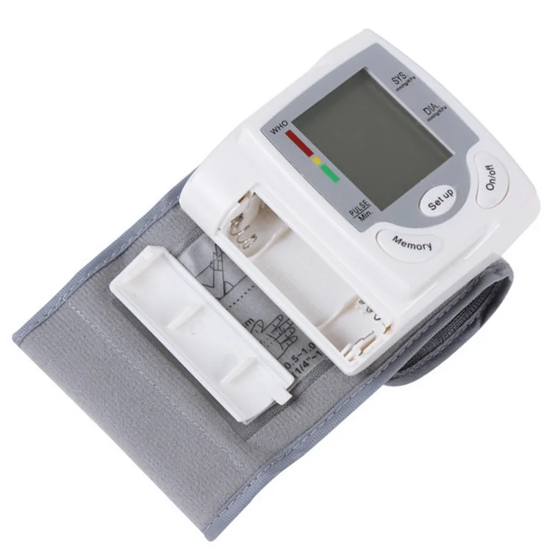 Automatic Electronic Blood Pressure Machine Measuring Meter Sphygmomanometer Wrist Portable Blood Pressure Monitor