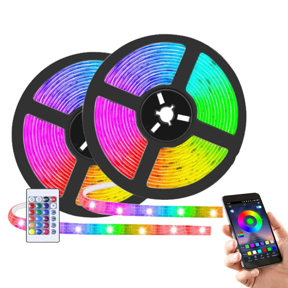 
Hot Sale 5M 24Key 12V IR Remote Control RGB Led Lights Strips 
