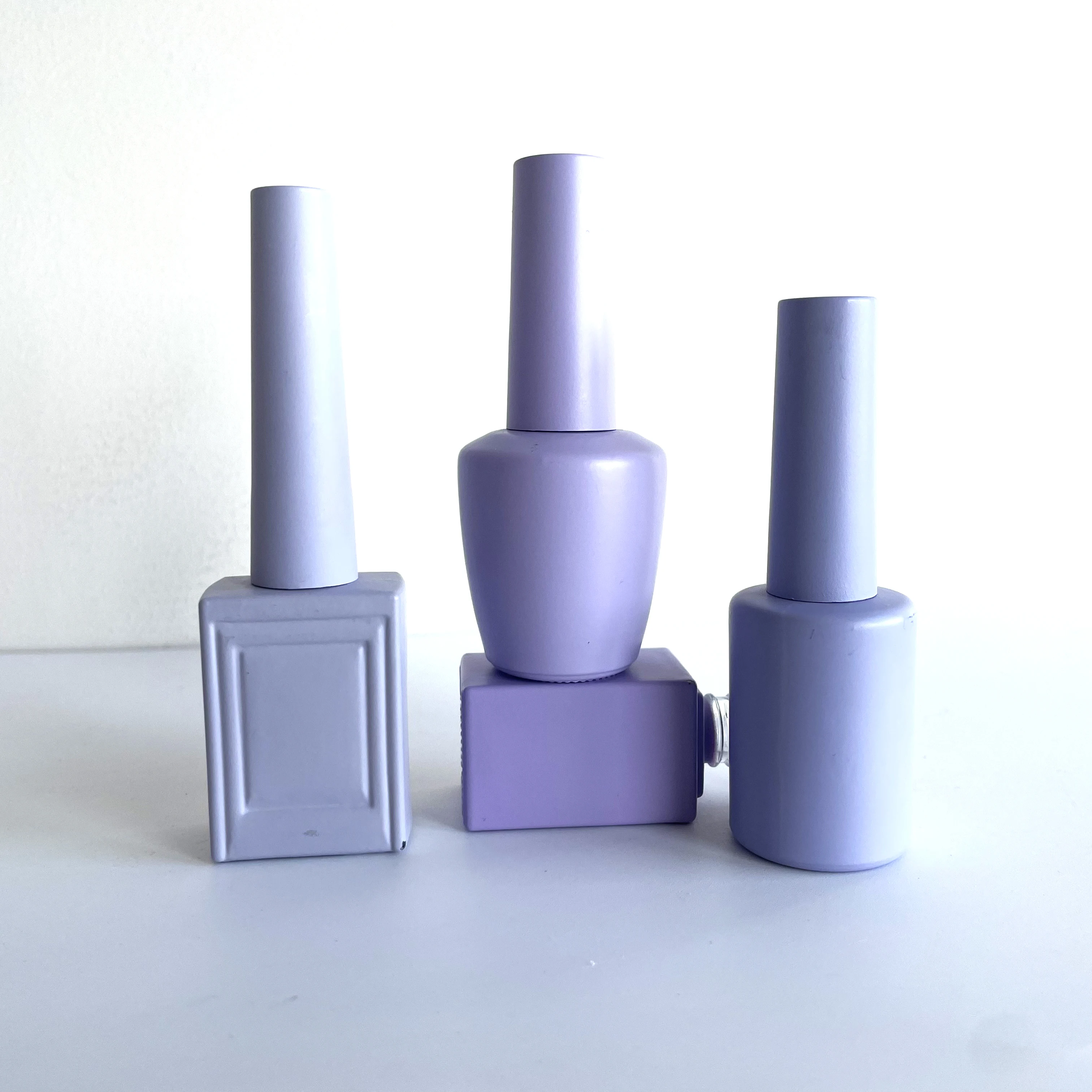 crown shape custom clear europe premium nail polish bottles empty 18ml cube clear with silver cap