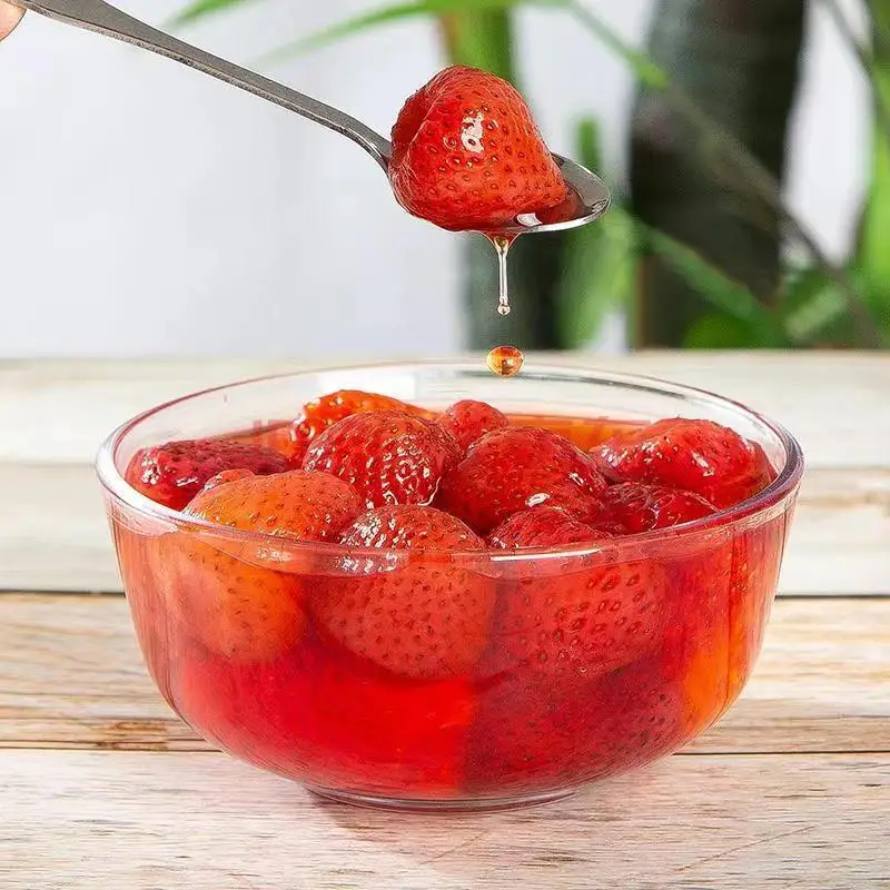 2024 New Arrival Ready to Eat Fresh Strawberry Canned Fruit Canned