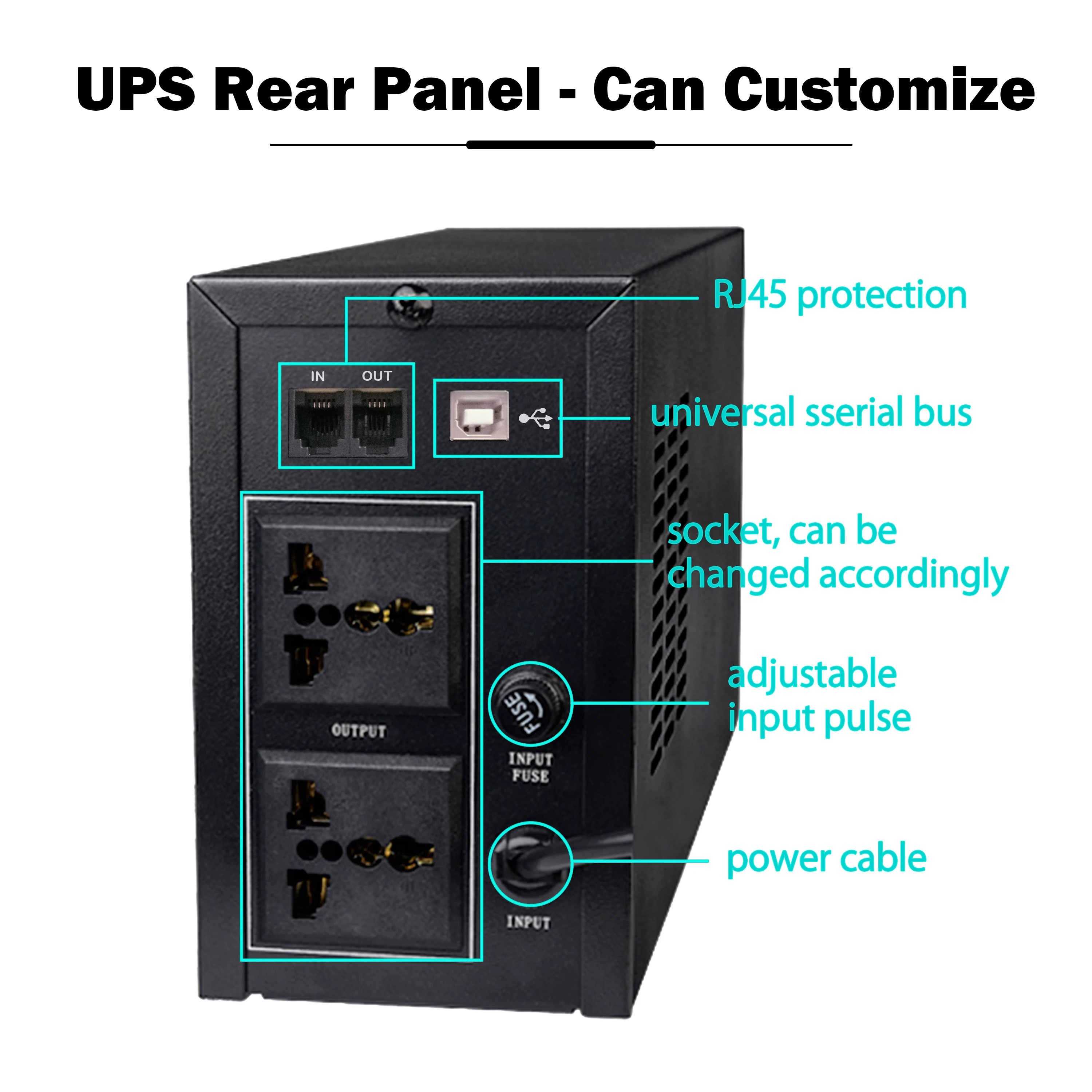 Скидка UPS модифицированный синусоидальный сигнал 650 ва автономный