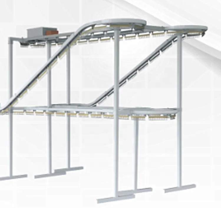 Laundry shop electric control auto clothes conveying machine dry cleaning garment conveyor
